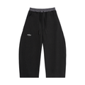 Icon Streetwear Plaid Waistband Barrel Sweatpants | Unisex Street Style