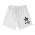 Unisex Earth Tone Loose Fit Cotton Shorts