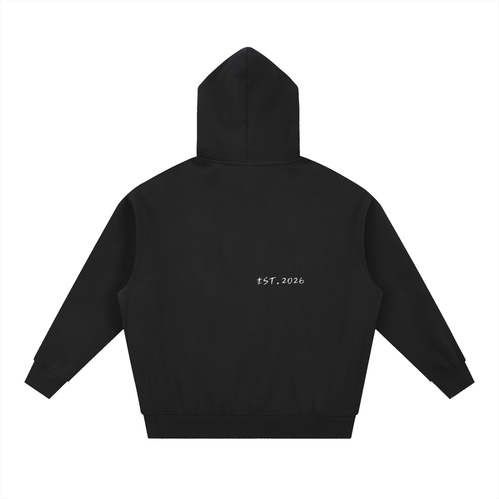 Essential Oversized Boxy Fit Fleece Hoodie