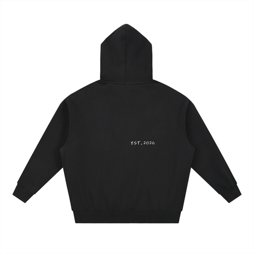 Essential Oversized Boxy Fit Fleece Hoodie